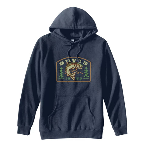 Orvis Mountain Trout Hoodie - Navy - John Norris