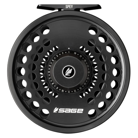 Sage Spey II Fly Reel - Black - John Norris