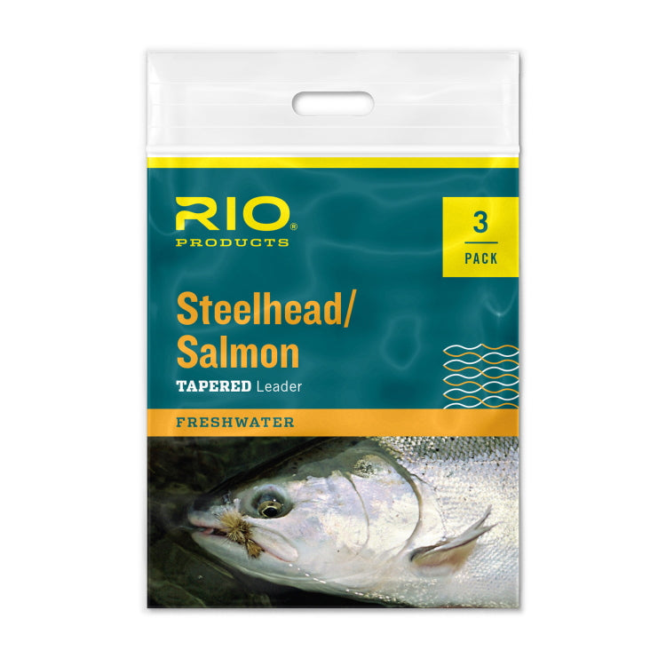 Rio Steelhead/Salmon Leader 9ft Triple Pack 20lb