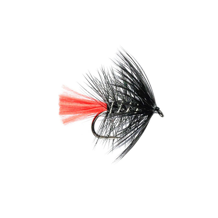 Black Zulu Hackled Wet Flies