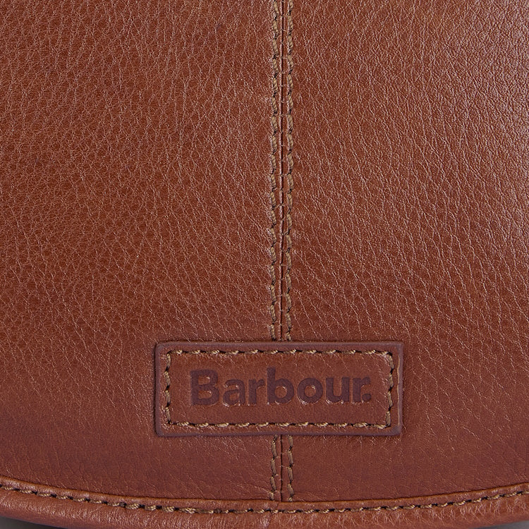 Barbour Laire Medium Leather Saddle Bag - Brown