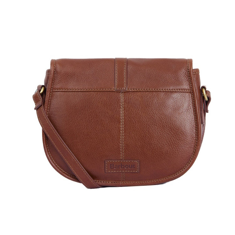 Barbour Laire Medium Leather Saddle Bag - Brown