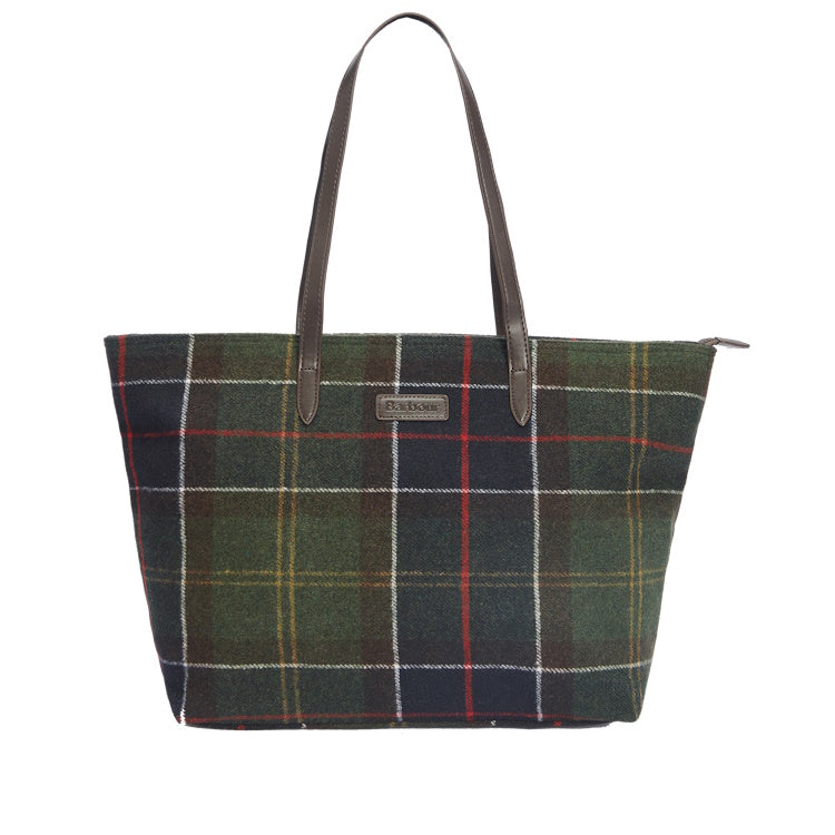 Barbour Ladies Witford Tartan Tote - Classic Tartan