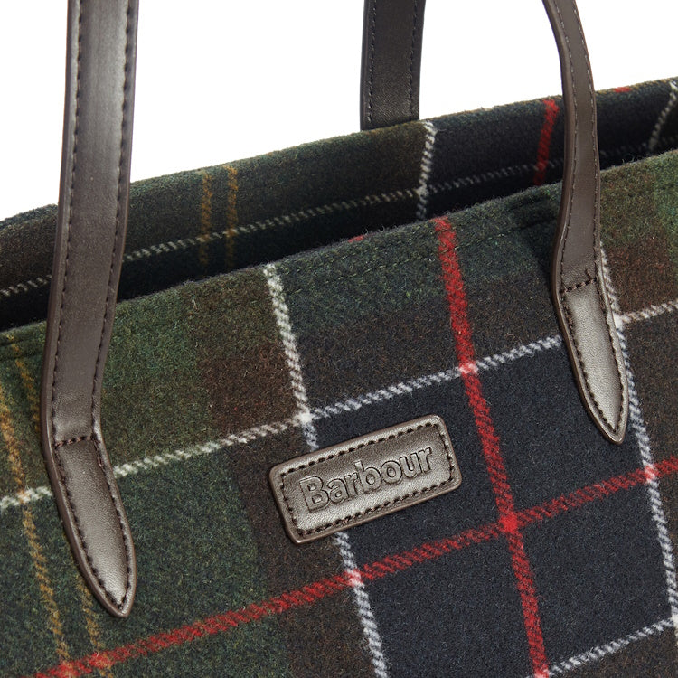 Barbour Ladies Witford Tartan Tote - Classic Tartan