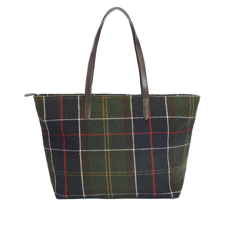 Barbour Ladies Witford Tartan Tote - Classic Tartan