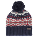 Barbour Case Fair Isle Beanie - Blue Granite