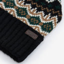 Barbour Case Fair Isle Beanie - Green Loch