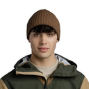 Buff Rutger Knitted Beanie - Brindle