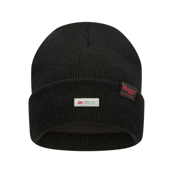 Hoggs of Fife Knitted Thinsulate Beanie - Black