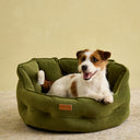 Joules Chesterfield Pet Bed - Khaki