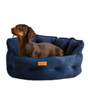 Joules Chesterfield Pet Bed - Navy