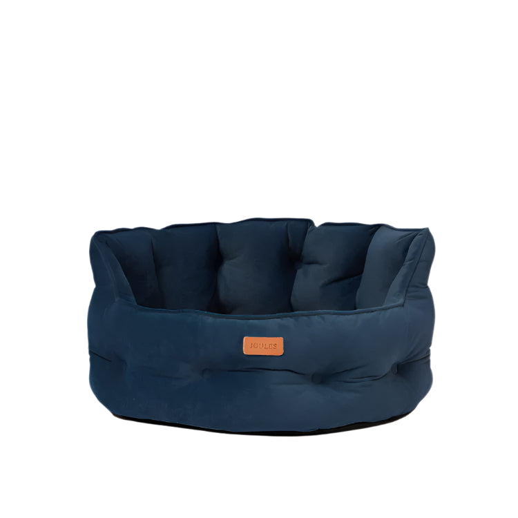 Joules Chesterfield Pet Bed - Navy