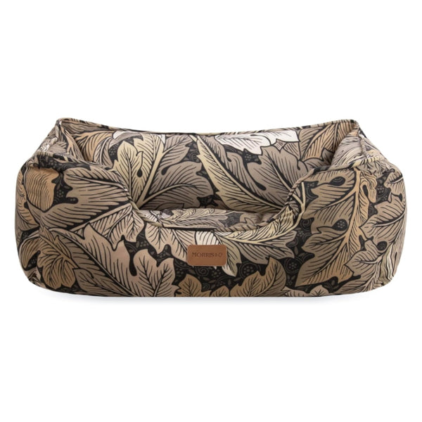 Morris and Co Square Dog Bed - Acanthus Print