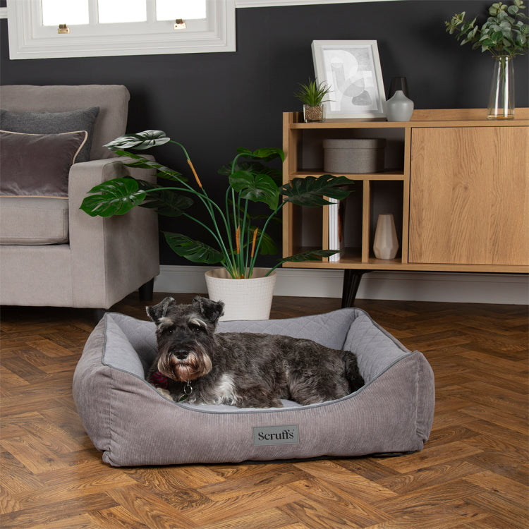 Scruffs Thermal Dog Box Bed - Grey