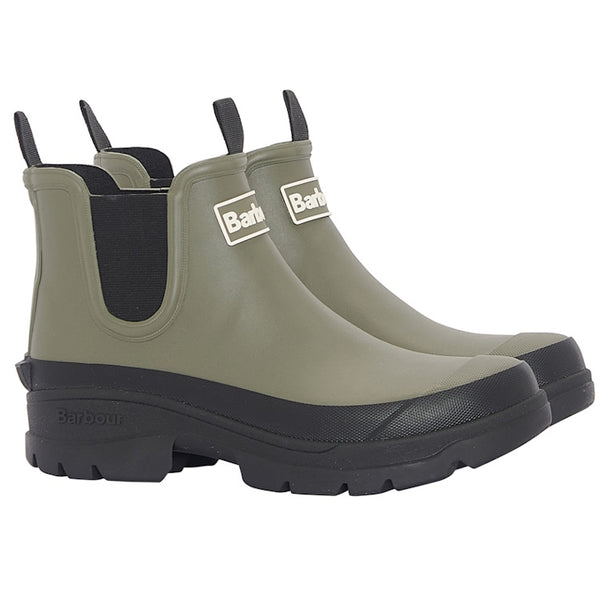 Barbour Ladies Nimbus Chelsea Welly - Olive/Black