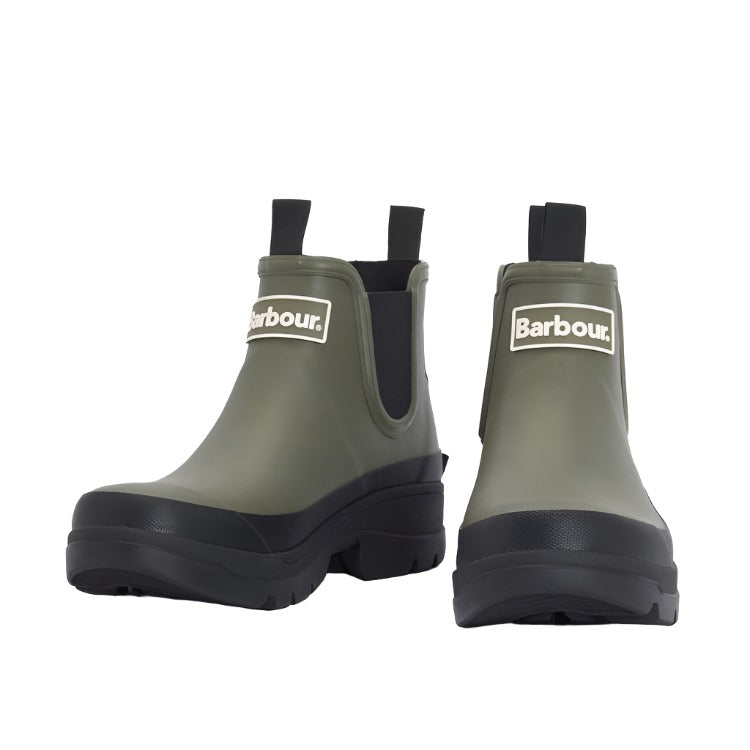 Barbour Ladies Nimbus Chelsea Welly - Olive/Black