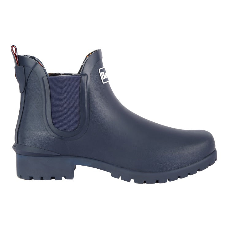 Barbour Ladies Wilton Wellington Boots - Navy