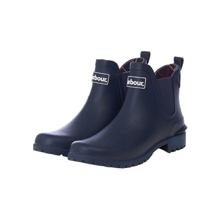 Barbour Ladies Wilton Wellington Boots - Navy