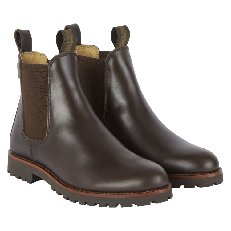 Le Chameau Ladies Chelsea Aventure Leather Boots - Dark Brown - John Norris