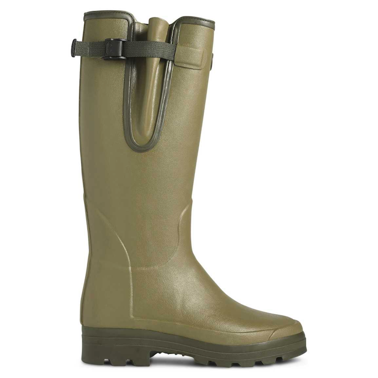 Le Chameau Vierzonord XL Neoprene Lined Boots Olive Vert