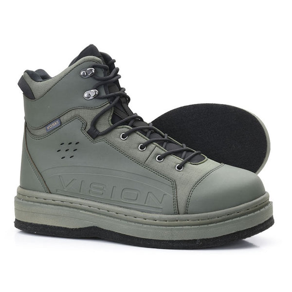 Vision Koski Felt Sole 2.0 Wading Boots - Green