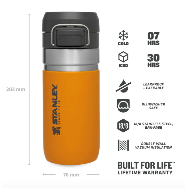 Stanley Quick-Flip Water Bottle - 0.47L - Saffron