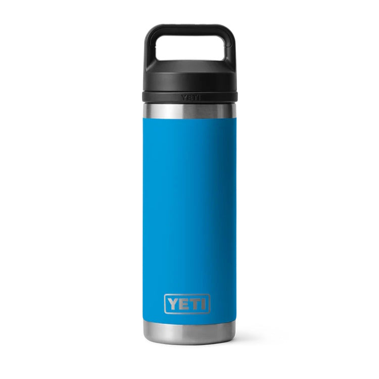 Yeti Rambler 18oz Insulated Bottle with Chug Cap - Big Wave Blue