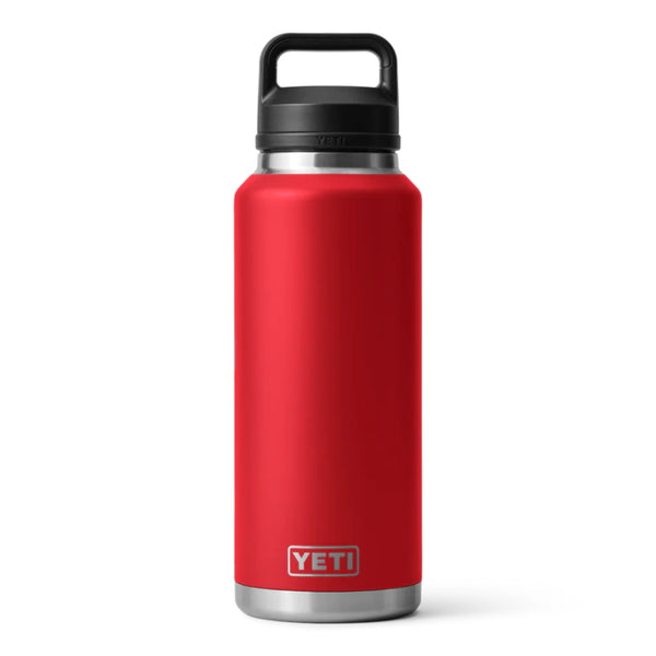 Yeti Rambler 46oz Insulated Bottle with Chug Cap - Rescue Red