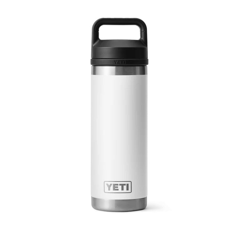 Yeti Rambler 18oz Insulated Bottle with Chug Cap - White