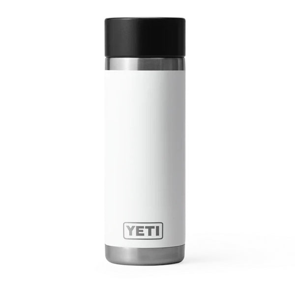 Yeti Rambler 18oz Insulated Bottle with HotShot Cap - White