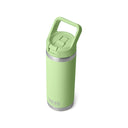 Yeti Rambler 18oz Insulated Bottle with Colour Matched Straw Cap - Key Lime