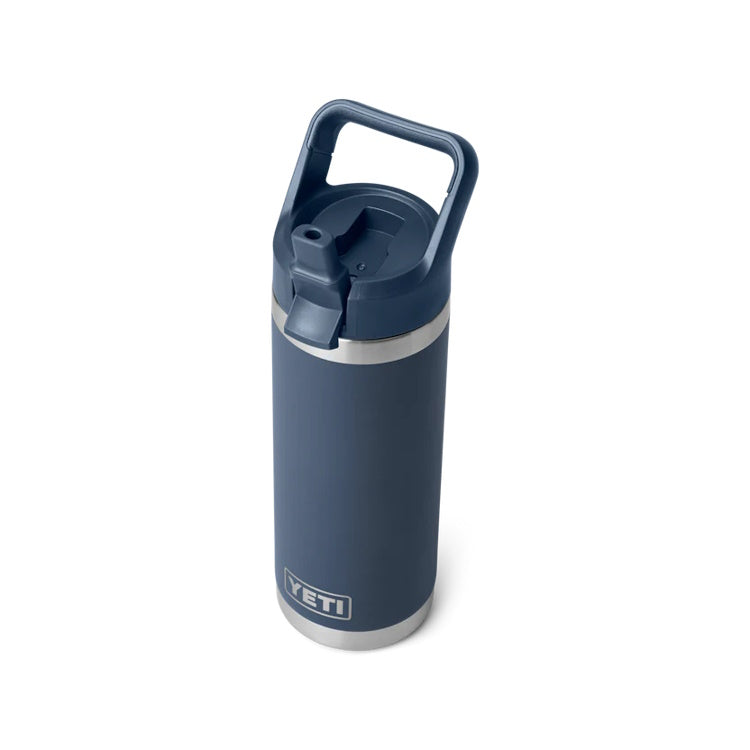 Yeti Rambler 18oz Insulated Bottle with Colour Matched Straw Cap - Navy