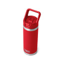 Yeti Rambler 18oz Insulated Bottle with Colour Matched Straw Cap - Rescue Red