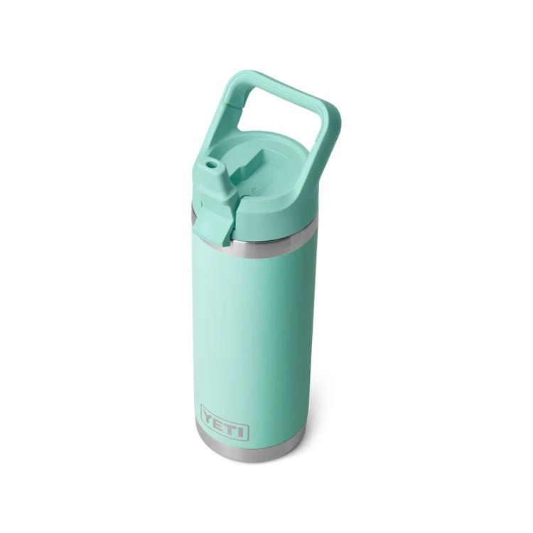 Yeti Rambler 18oz Insulated Bottle with Colour Matched Straw Cap - Seafoam