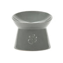 Scruffs Classic Raised Cat Feeder Bowl - Grey