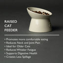 Scruffs Classic Raised Cat Feeder Bowl - Grey