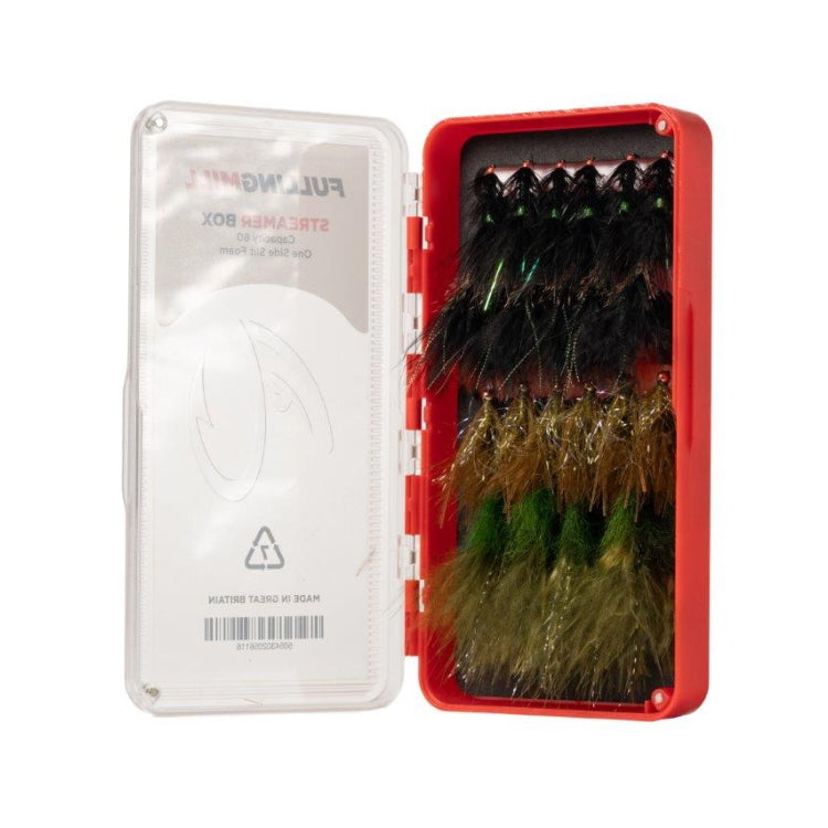 Fulling Mill Streamer Fly Box - Red