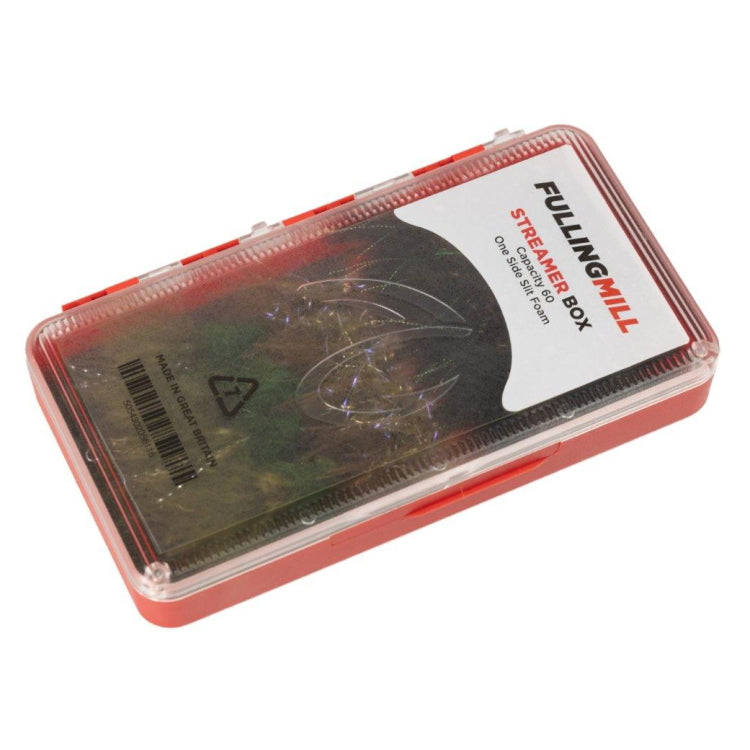 Fulling Mill Streamer Fly Box - Red