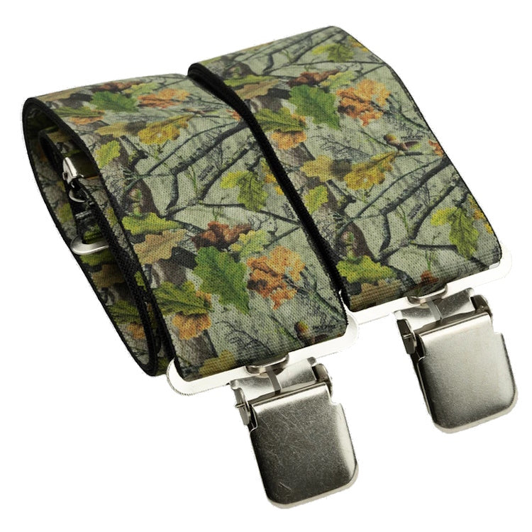 Jack Pyke Camo Elasticated Braces - English Oak Evolution