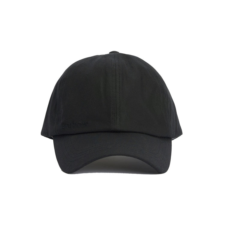 Barbour Wax Sports Cap - Black