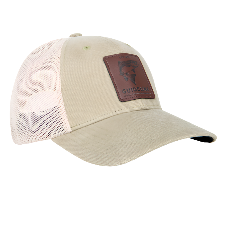 Guideline The Salmon Trucker Cap - Khaki/Ivory