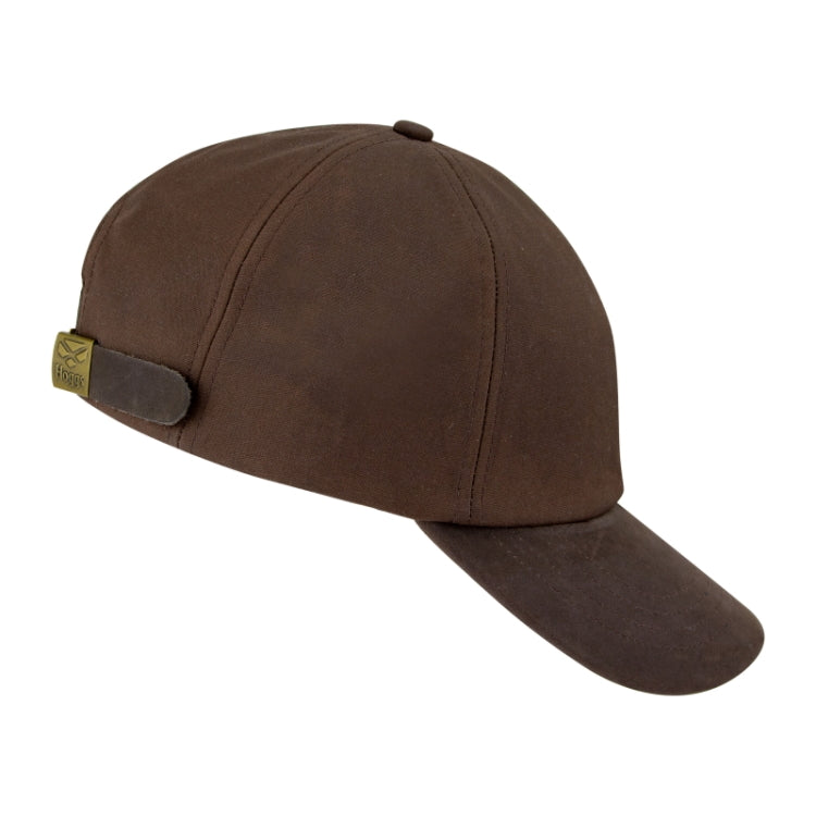 Hoggs of Fife Waxed Baseball Cap - Brown