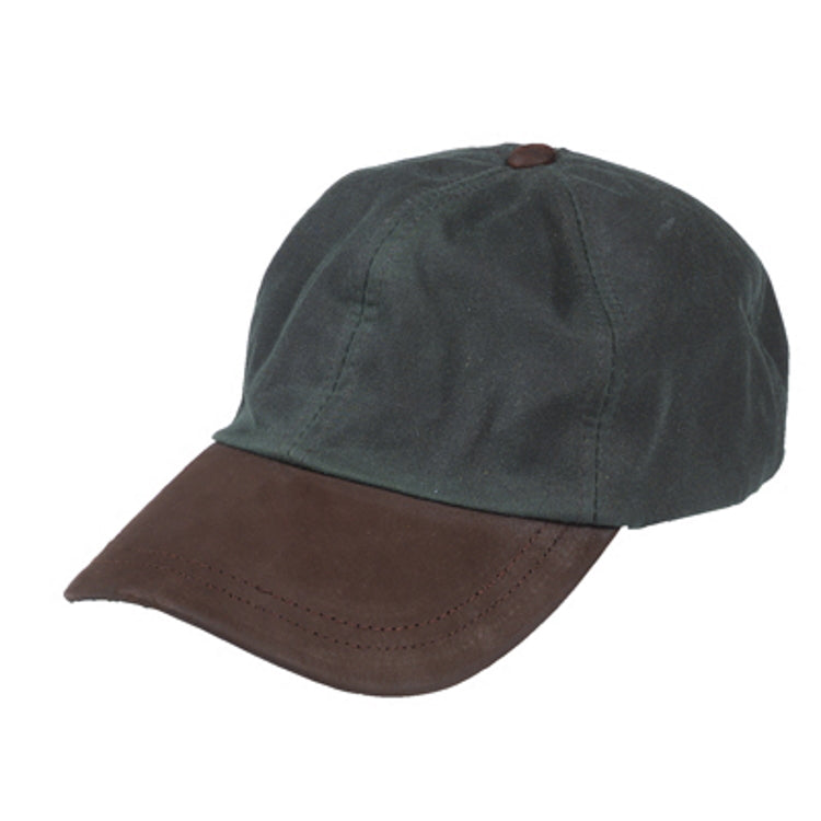 Hoggs of Fife Waxed Baseball Cap - Navy