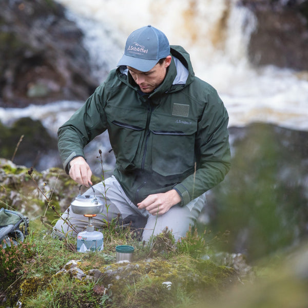 Schoffel Fly Fishing Trucker Cap - River Blue