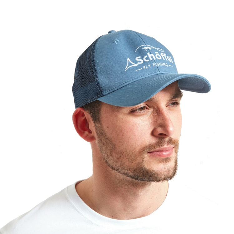 Schoffel Fly Fishing Trucker Cap - River Blue