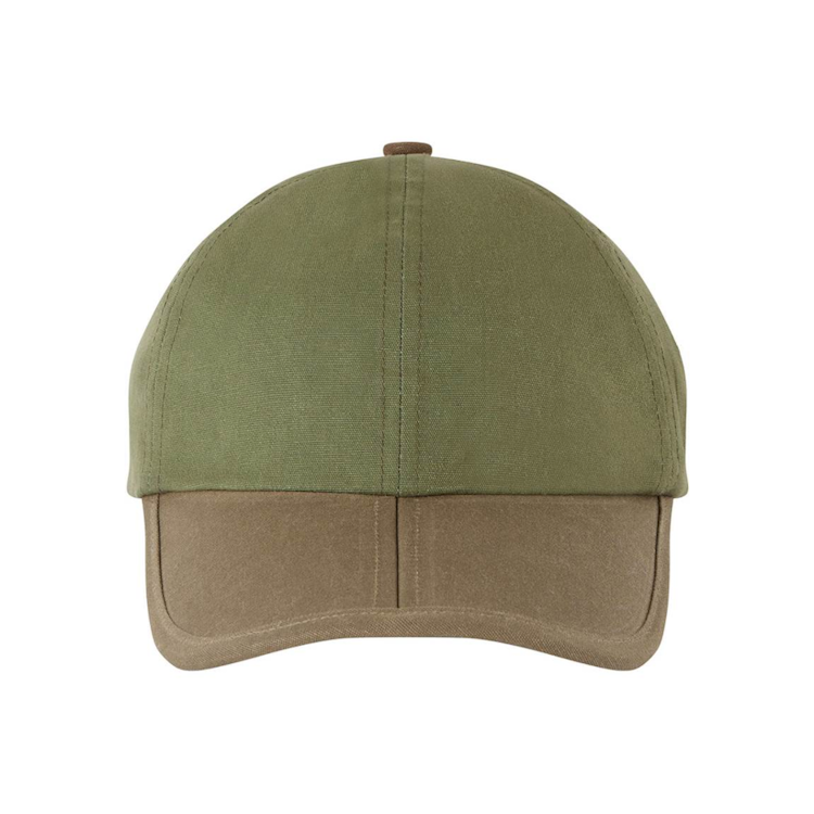 Sealskinz Marham Waterproof Waxed Canvas Foldable Cap - Olive/Brown