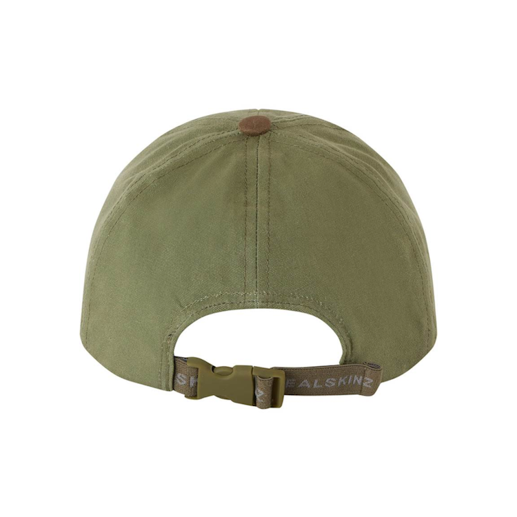 Sealskinz Marham Waterproof Waxed Canvas Foldable Cap - Olive/Brown