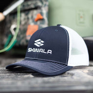 Skwala Icon Mid Trucker Cap - Navy/White