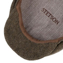 Stetson Hatteras Wool Herringbone Cap - Brown