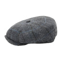 Stetson Hatteras Wool Herringbone Cap - Grey